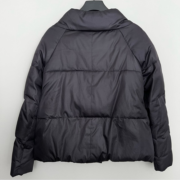 Charcoal Soft Cocoon Puffer Coat - Picture 6 of 7